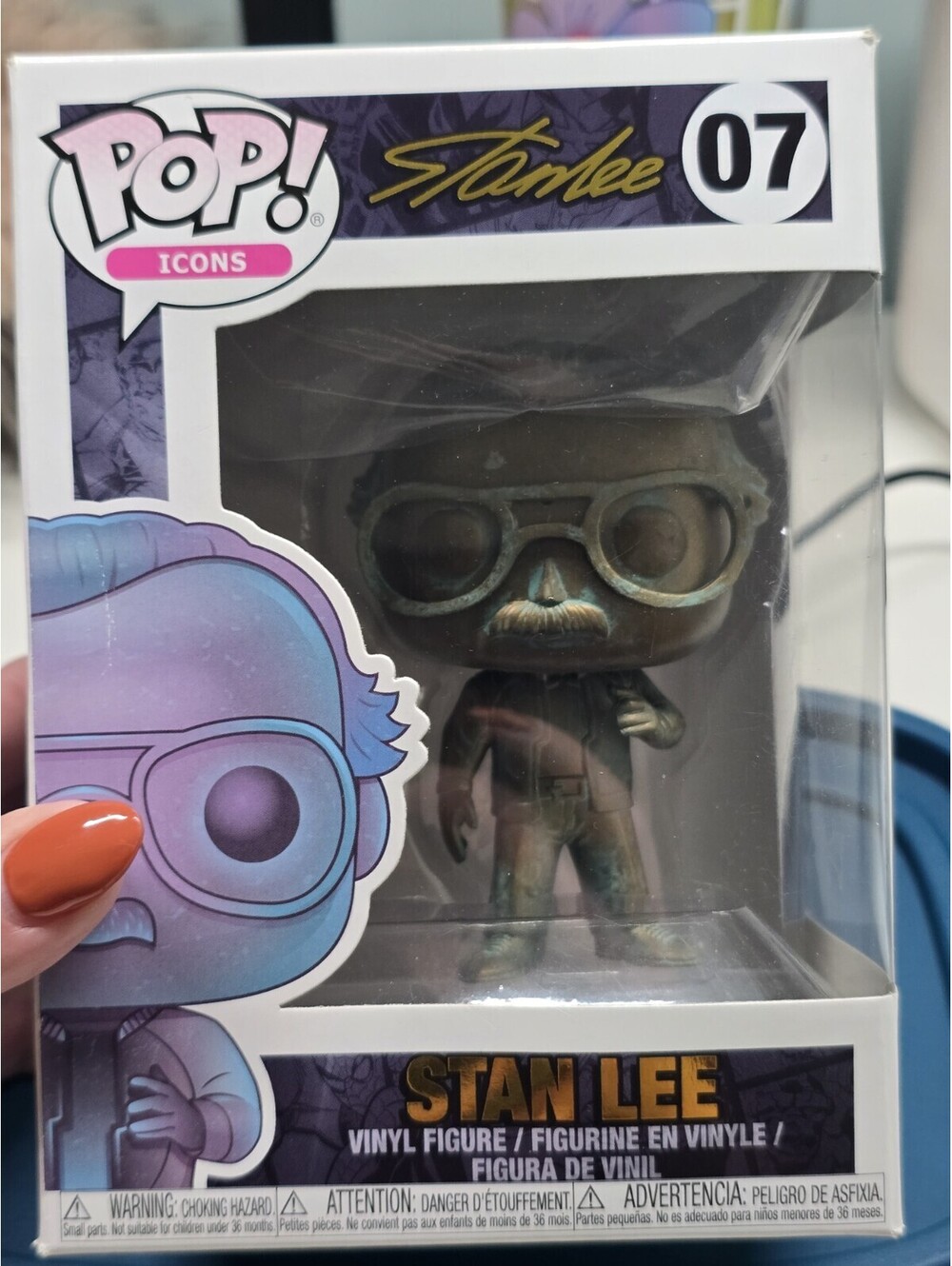 Funko Pop! Icons Stan Lee Vinyl Figure #07